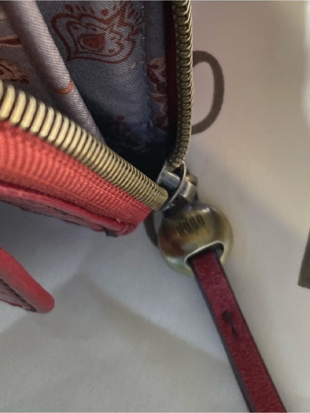 HOBO - Red Leather Wallet - Picture 3 of 6